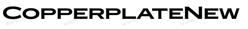 CopperplateNew Regu字体转换